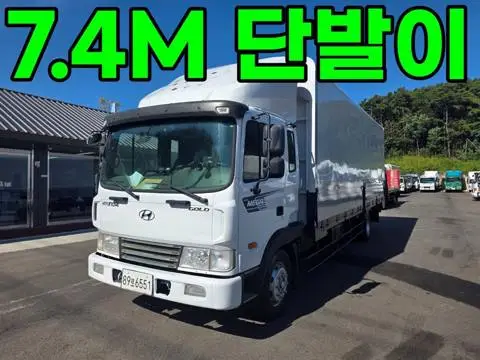 현대 메가트럭 5톤 윙바디 2010년식 메가트럭 윙바디 운전석 쪽 전측면